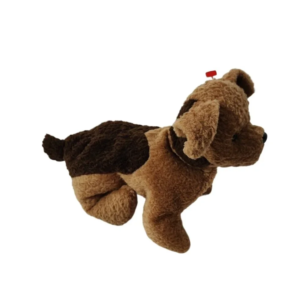 Vintage Ty Beanie Babies Tuffy The Terrier Dog Plush Stuffed Animal 1996 6